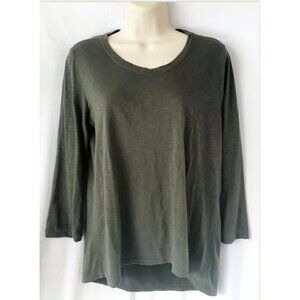 Athleta Asana Forest Green Hi Low Tunic Top XS